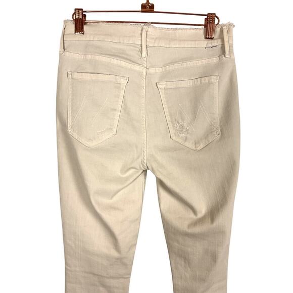 MOTHER The Double Fray Charmer in Sexy Just Walked Into Town Skinny Jeans SZ 27 - Picture 8 of 12